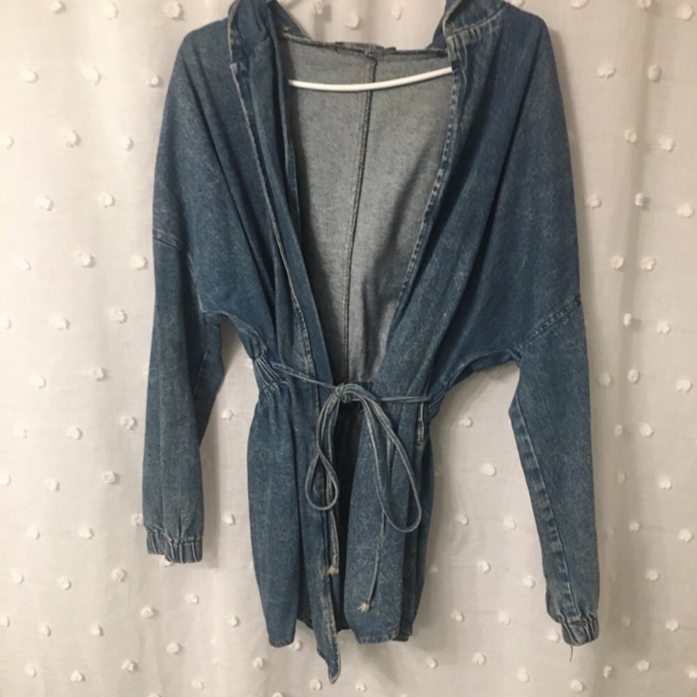 Jean tie up jacket